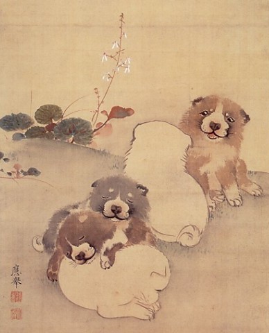 nae-design:Maruyama Ōkyo | 1733 - 1795Japanese already perfected “cute” and “manga” during 1700s - f