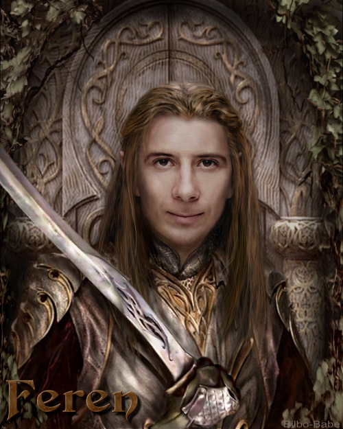 இڿڰۣڿڰ.♥Feren of Mirkwood♥இڿڰۣڿڰ. Feren with his elvish Mirkwood sword… Simon London face edi