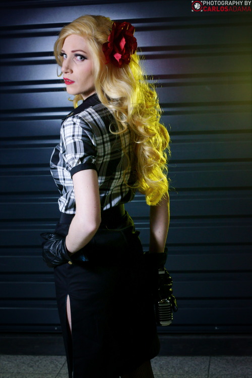 carlosadama:Bombshell Black Canary cosplayed by TigerLily Cosplayphoto by Carlos Adama Geek Photogra