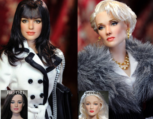 voiceoftheblue: maddieatsbrains: owltype: hipsterthugz: Noel Cruz custom repaints factory dolls into