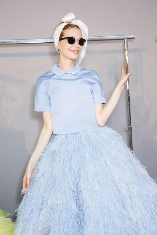 mulberry-cookies:  Backstage @ Giambattista Valli Fall 2014 Haute Couture 