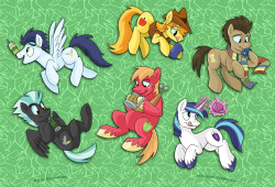 theponyartcollection:  MLP Cup Art - Stallions by sophiecabra  ^w^!