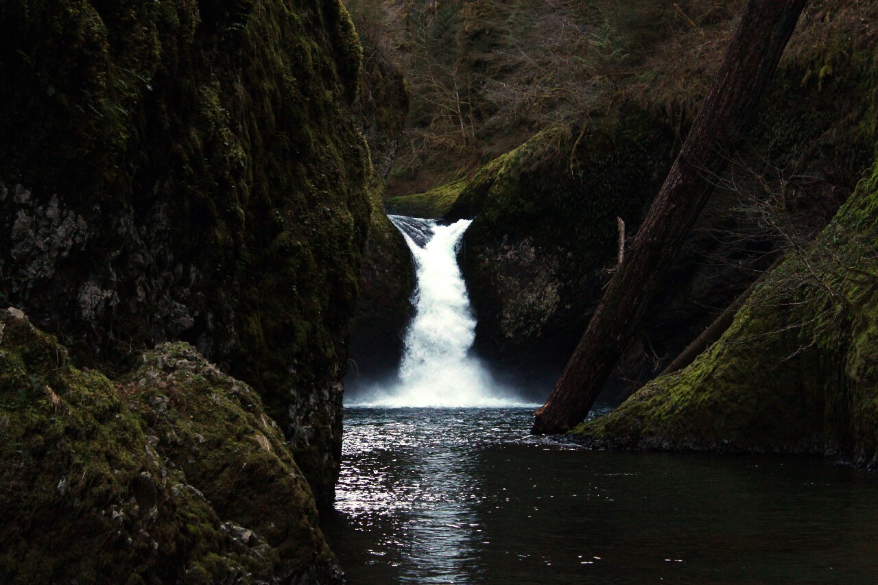 overnitereligion:  eagle creek/punchbowl falls, oregon