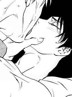 noctemv:  Eruri + French kissing | by skull9 