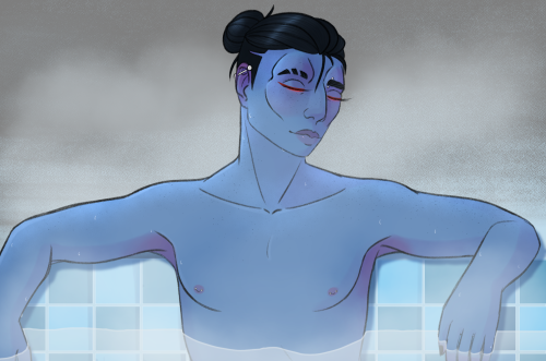 lilac-vode: hot springs samakro getting the rest & relaxation he deserves 