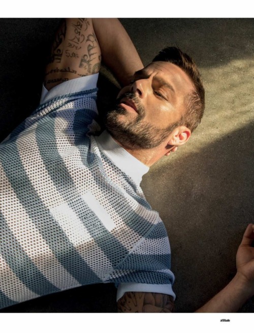 revorish: ATTITUDE Ricky Martin by Tony Duran x Attitude Magazine April 2018
