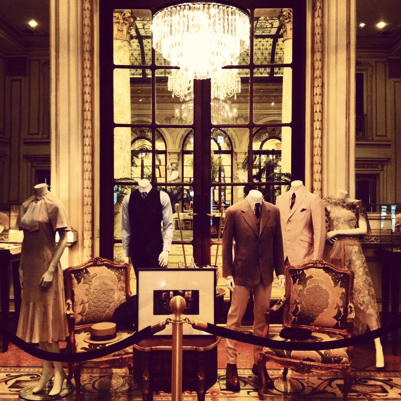 defunctfashion:  Went to The Plaza Hotel to see the The Great Gatsby costumes. The