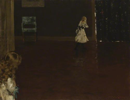 vizuart:William Merritt Chase - Hide and Seek (1888)