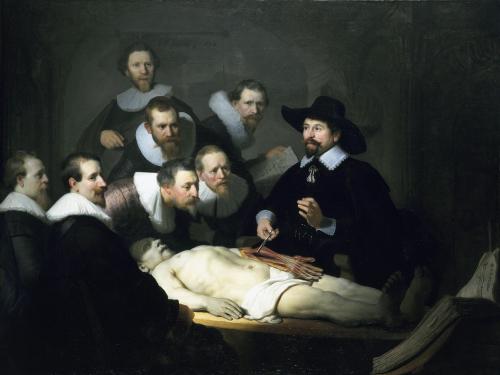 historical-nonfiction:  The Anatomy Lesson of Dr. Nicolaes Tulp, Rembrandt, 1632. During the European Renaissance, the ban on examining human corpses was slowly and irregularly lifted. Doctors were of course excited. But so were artists. They wanted to