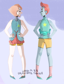 galaxyqrtz:  have i ever mentioned how much i love pearlalso i’m certain this idea has probably been used before (w/ the canon/pilot clothes swap), but it was fun, okaY 