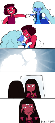 brennbug:  imagine ruby and sapphire fusing