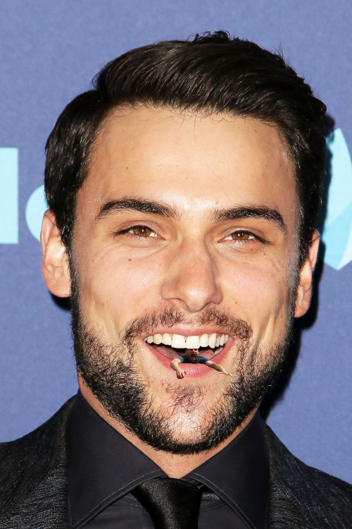 macro-collections:Actor Jack Falahee enjoying a variety of snacks…