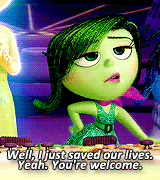 anastasiatremaine:  This is Disgust. She basically keeps Riley from being poisoned,