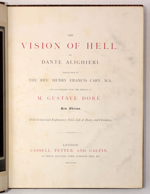 The Vision of HellDante AlighieriTranslated by Rev.Henry Francis Cary MAIllustrated with the designs