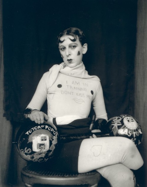 lesbianherstorian:a portrait of the jewish-french gender-defying lesbian surrealist claude cahun, 19