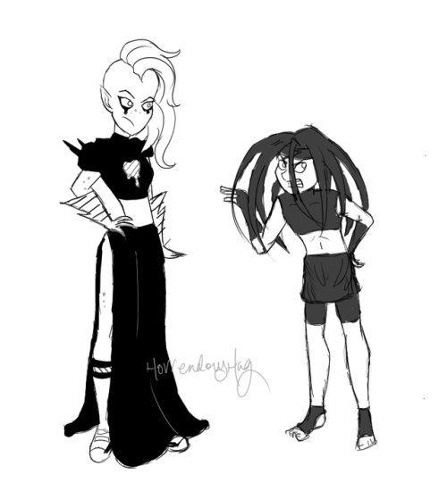 horrendoushag: I feel like these two would get along fabulously.Got a little lazy with Envy. In my d