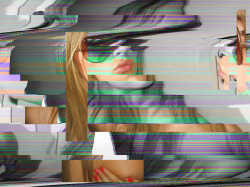 #glitch #selfshot Slave in the magic mirror,