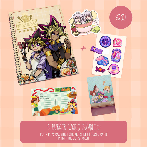 ygocookbookzine: Pre-Orders for the Yu-Gi-Oh! Cookbook Zine are now open!! From today until October 