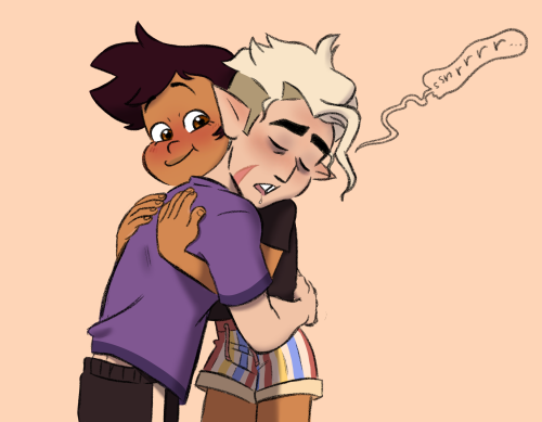 bugchuckles: hey so remember when hunter’s voice actor said hunter avoids hugs bc they’r