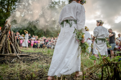 lamus-dworski:Noc Świętojańska - Slavic celebrations of the summer solstice in the Museum of Folk Cu