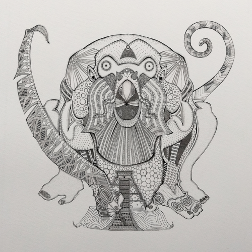 Hun-Batz, The Howler Monkey God,was A Major Deity Of The Artsincluding Musicand A Patron Of The Artisans,