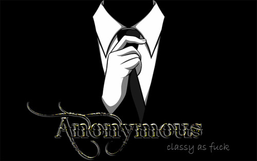 We are Anonymous. We are Legion. We do not forgive. We do not forget. Expect us.