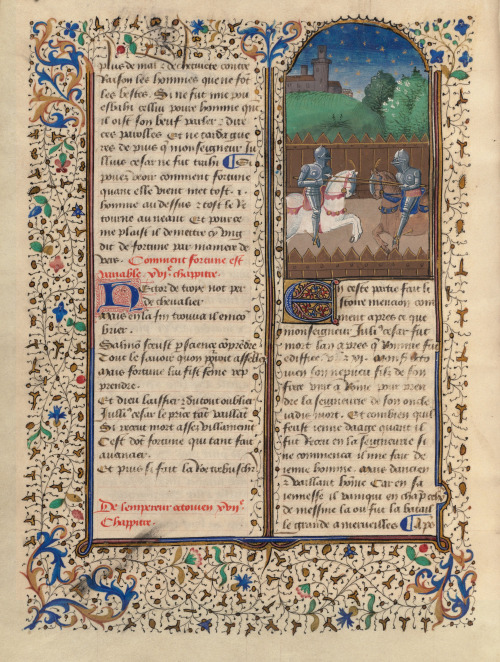houghtonlib:Bonet, Honoré, fl. 1378-1398. L'arbre des batailles : manuscript, [ca. 1400-1450]. MS Ty