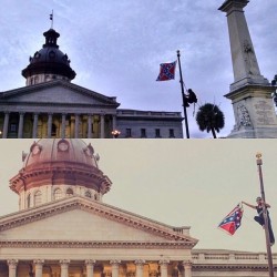 someauthorgirl:  fancycwabs:  50shadesblack:  “A single ACT of courage is stronger than any SYMBOL of fear.” -Carlton Mackey || This morning a free black woman named Bree Newsome took a stand. This single simple act of non violent protest was powerful