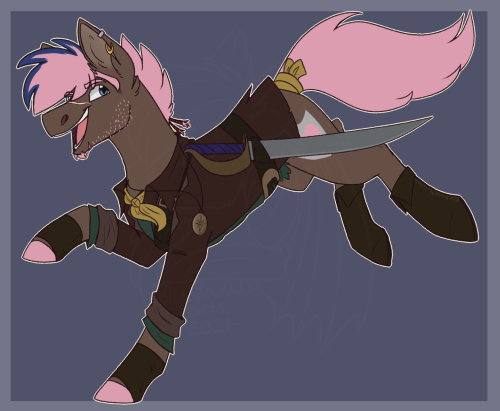 Completed Commission- Flat Sketch