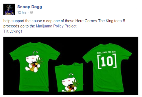 reddlr-trees:  Snoop Dog Posted this on FB, thought you guys might like.  Just Ordered Mine