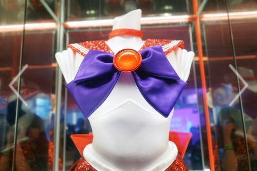 landofanimes:Sailor Mars fuku on display at Shining Moon Tokyo, Sailor Moon’s very own show r