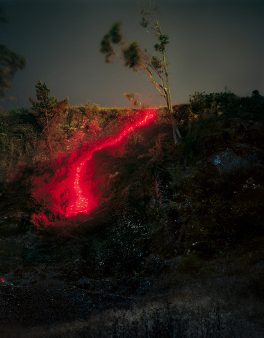 abstraire:  Landscape Light Sculptures by Barry Underwood 