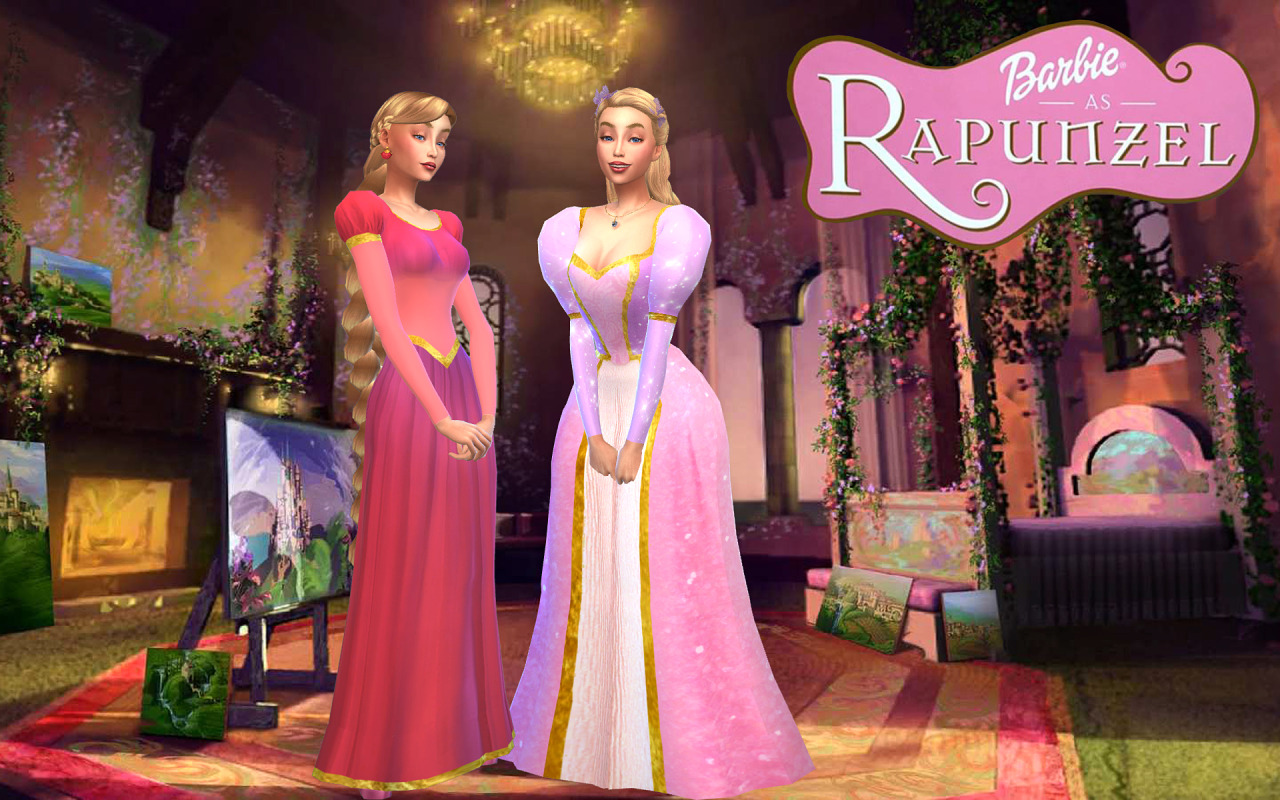 Stardust Sims 4 — BARBIE AS RAPUNZEL Next up my Barbie Series...