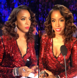 jesusandcarmex:  youngblackandvegan:  toniangelougiovannihughes:  weareblackroyalty:  We love Kelly Rowland&rsquo;s look for the X-Factor finale. Regal!  yes!!! more of this!  Glory   OMG I’m cry