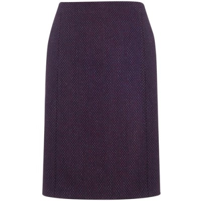 John Lewis Capsule Collection Wool Blend Skirt , Grape ❤ liked on Polyvore (see more print pencil skirts)