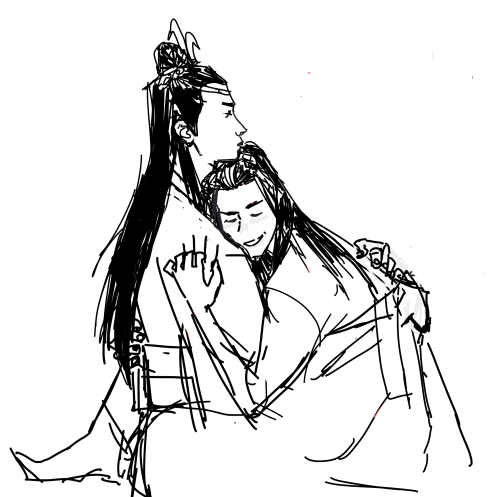 elvendork:here is most of my art for MDZS/CQL/the untamed so far! I couldnt fit everything yet but: 