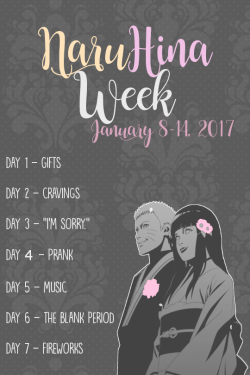 naruhinamonth:  Don’t forget to check out the rules and faq.  A note about Day 5: Music. This prompt is up for a lot of  interpretation. Music can have to do with a song, instruments, voice, dance, a musical, etc. So much can be done with it.  Feel