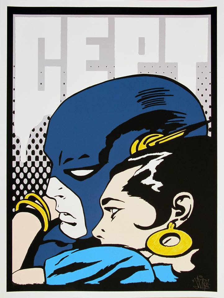 xombiedirge:  Until the End of Time by CEPT 50 X 70cm 5 color screen prints. 5 signed
