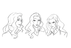 conceptartblog: Asami Sato model sheets