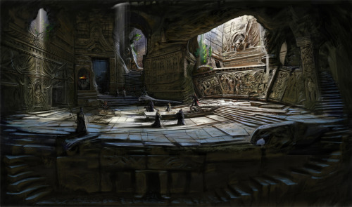 thegamerinallofus:Skyrim Concept Art - Landscape 