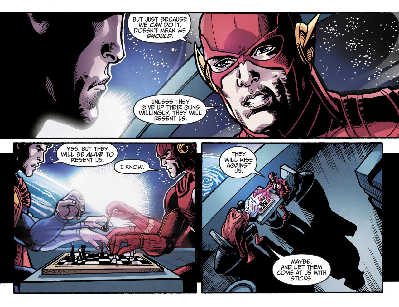 matt-ruins-feminisms-shit:  docislegend:  towritecomicsonherarms:  Checkmate Injustice: