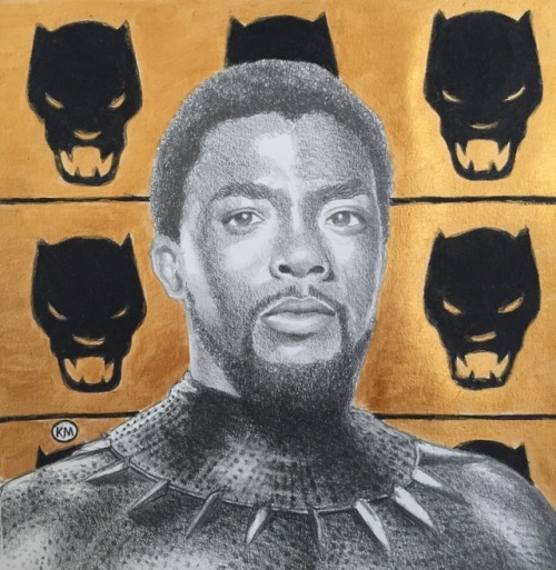 expressing-blackness: Drawings from my Black Panther series. @kirkmaynardart you are so talented ❤️