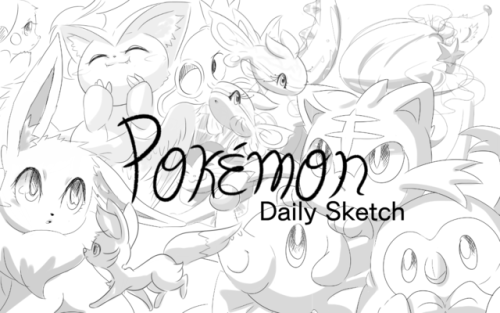 Another notice, I deleted this blog, now all my pokemon sketches will be post in my Twitter ♥