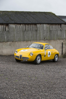 torqueingmag:  1961 Alfa Romeo Giulietta SZ BerlinettaCoachwork by Carrozzeria Zagato 