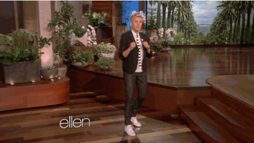 ellendegeneres:  Ellen’s gettin’ cray-cray.
