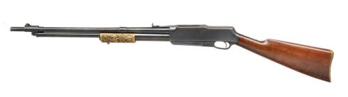 Standard Arms Model G pump action/semi automatic rifle, early 20th century.  The Model G featured a 