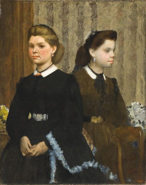 Edgar Degas (French; 1834–1917)The Bellelli Sisters (Giovanna and Giuliana Bellelli)Oil on canvas, 1