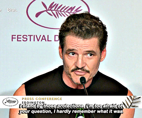 Pedro Pascal EDDINGTON - Press Conference - Cannes 2025