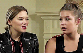 seydouxdaily:“When I first met Adèle I was like, ‘Wow, this girl has a strong