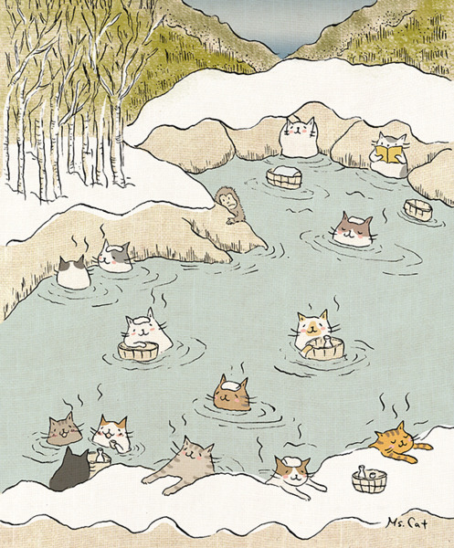 catsbeaversandducks:Cute illustrations by Ms. Cat